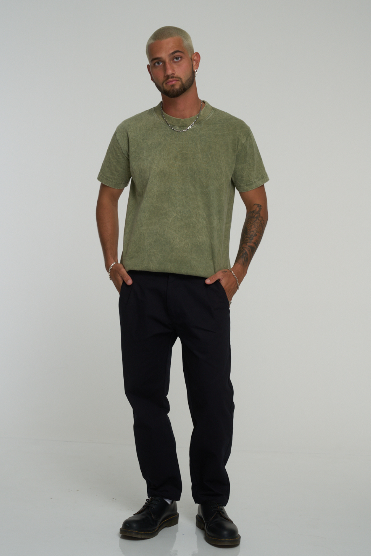 SWAYZE VINTAGE TEE | OLIVE STONEWASH