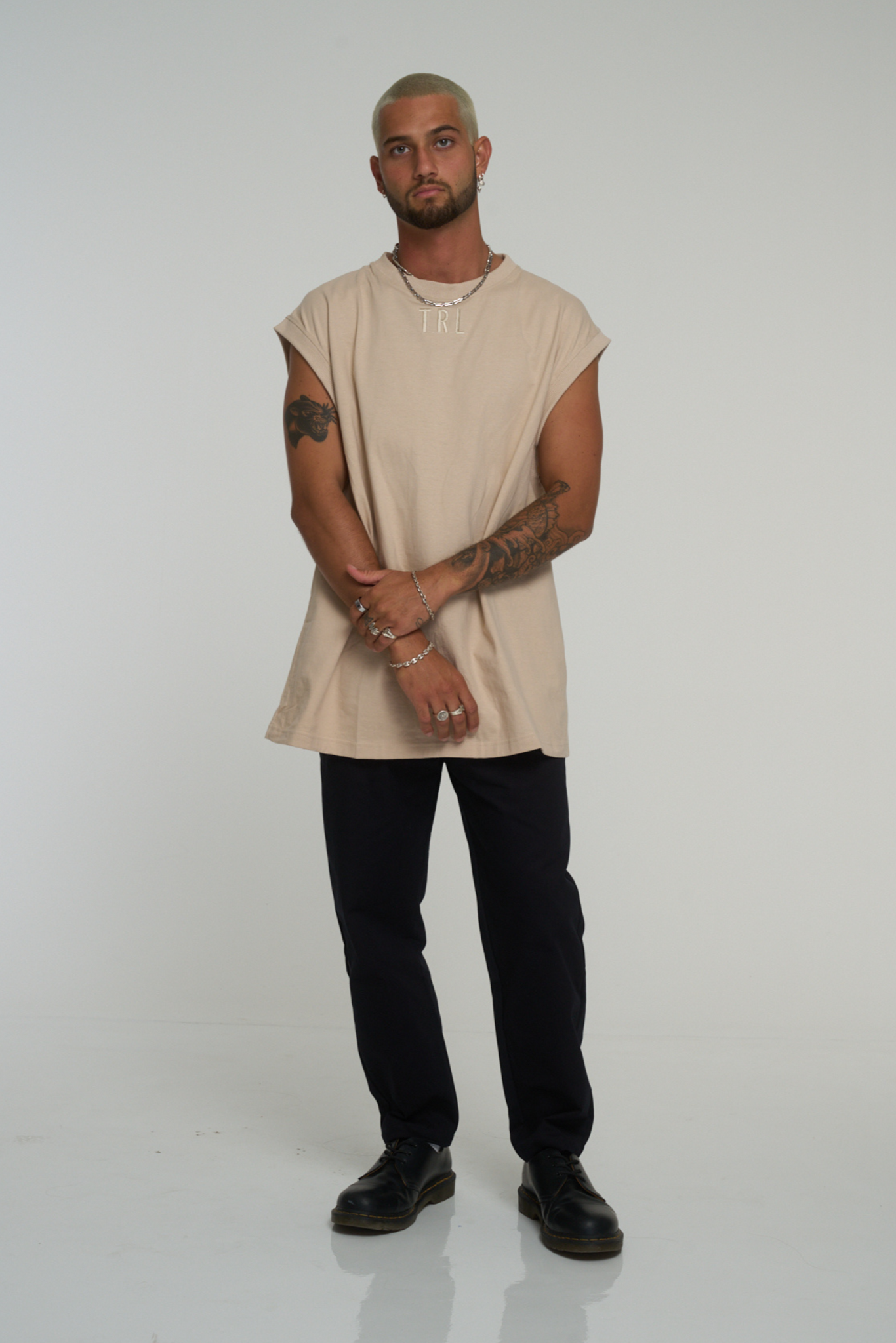 PAC MUSCLE TEE | BONE