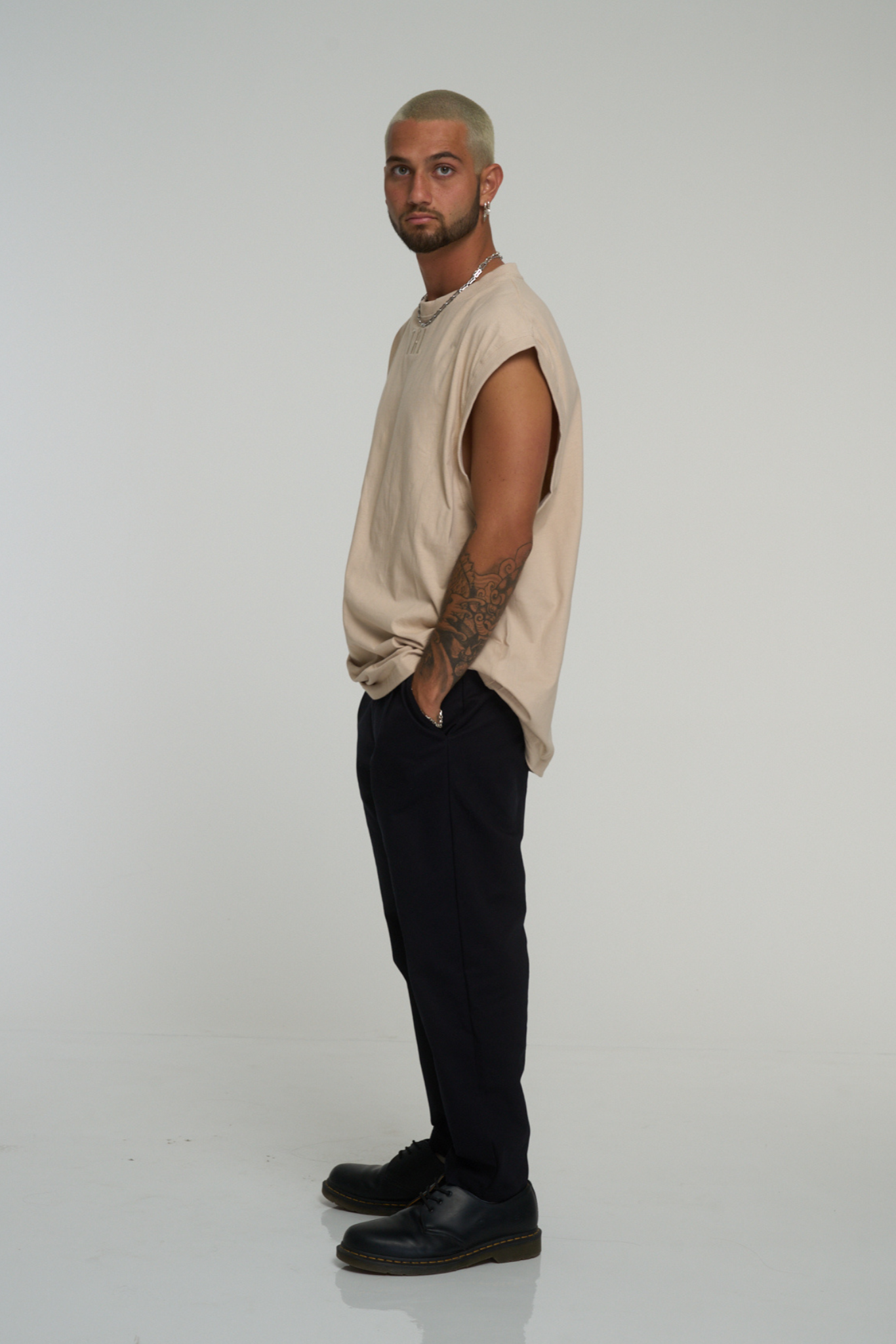 PAC MUSCLE TEE | BONE