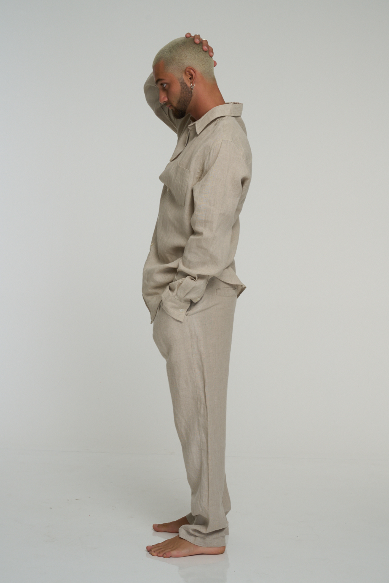 MORRISON LONG SLEEVE SHIRT | LINEN | NATURAL