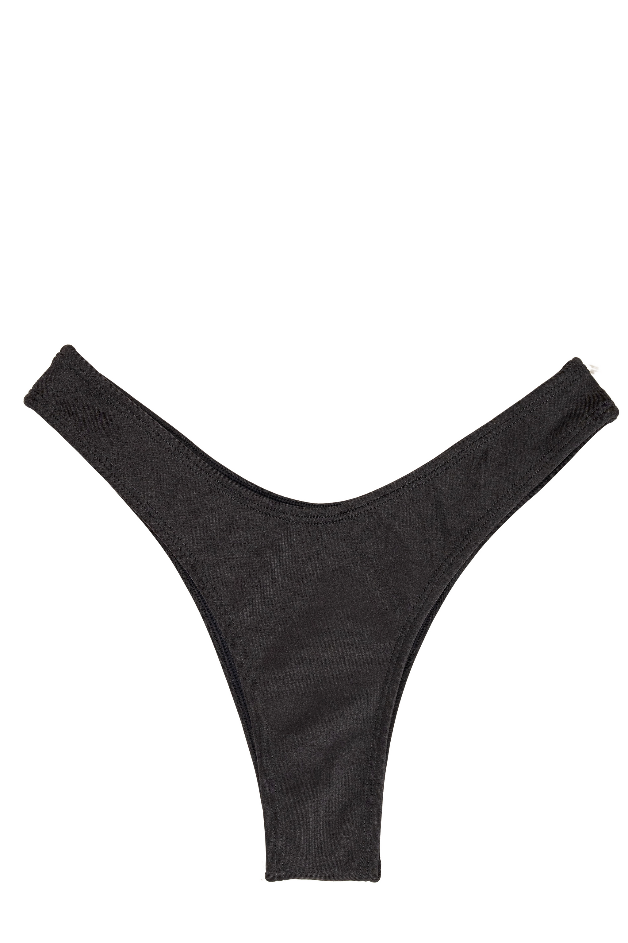 Buku High-Rise Bikini Bottom - Metallic Charcoal