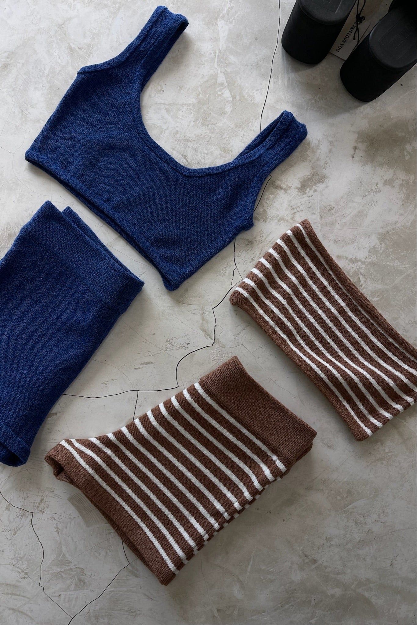 KNIT SET MIX COLOR